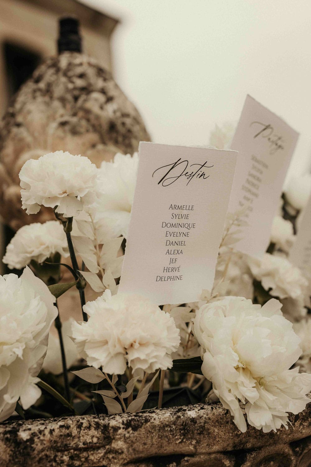 plan de table fleurs chic angers