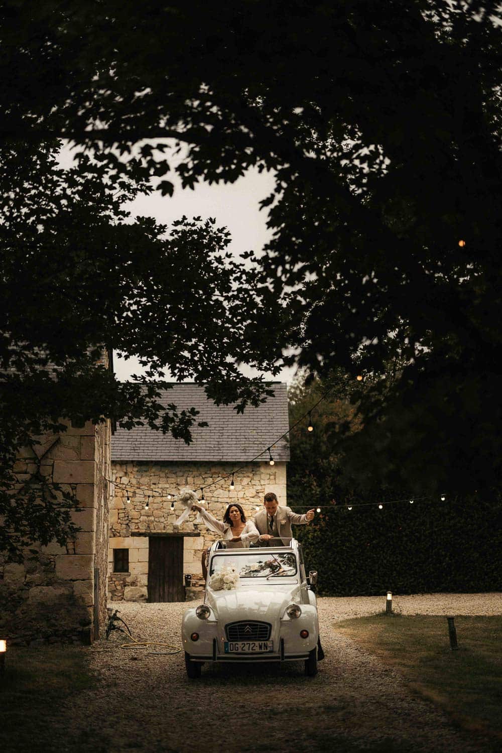 2cv voiture mariage maine et loire