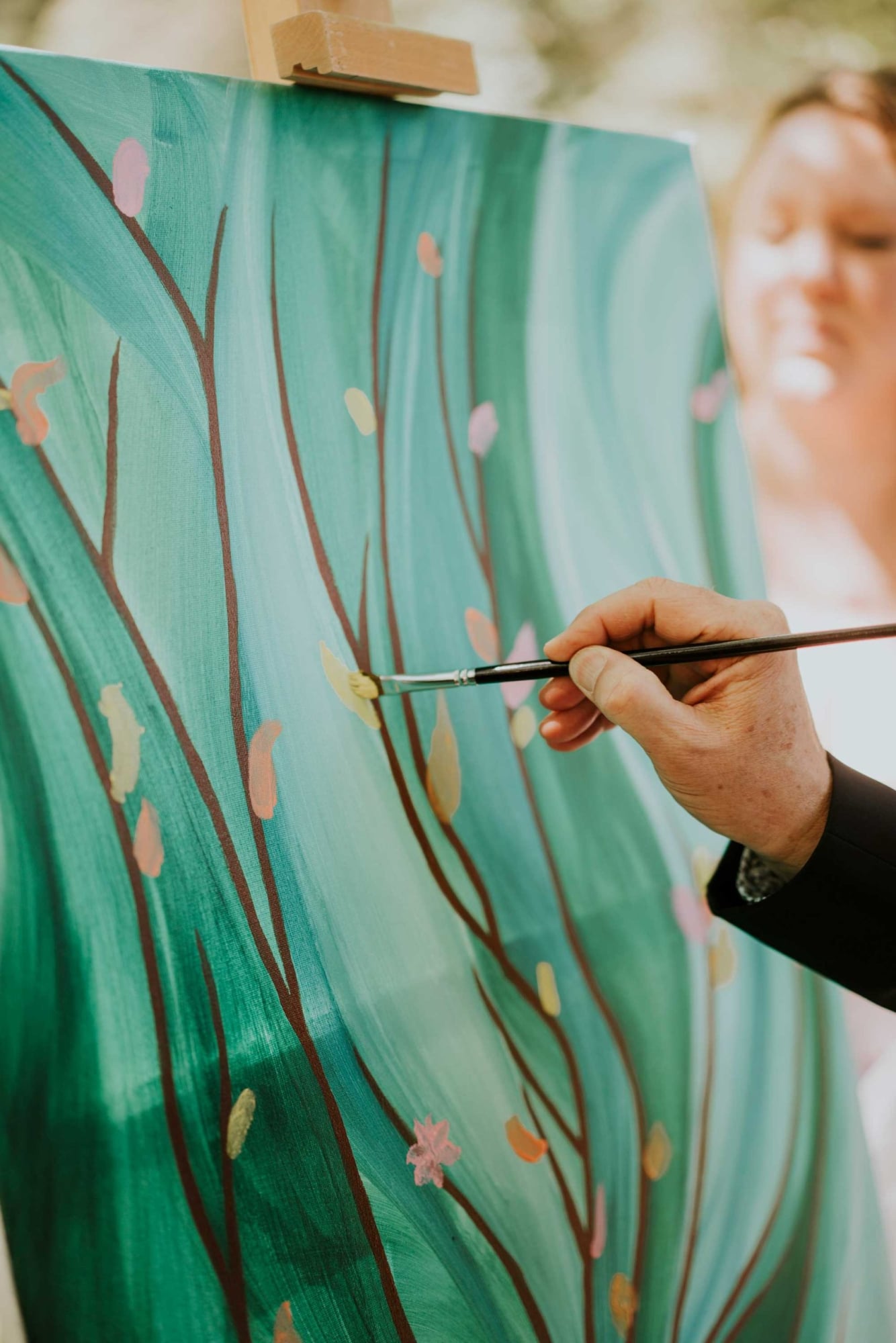 mariage activite original peinture livre dor