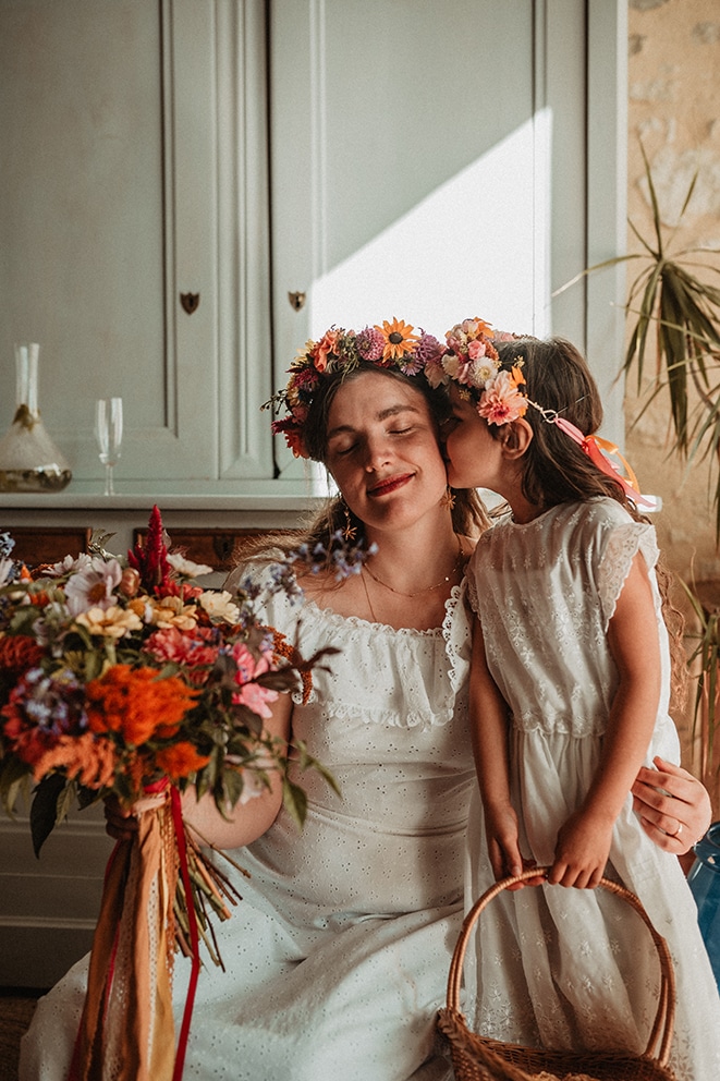 matching outfit mariage colore