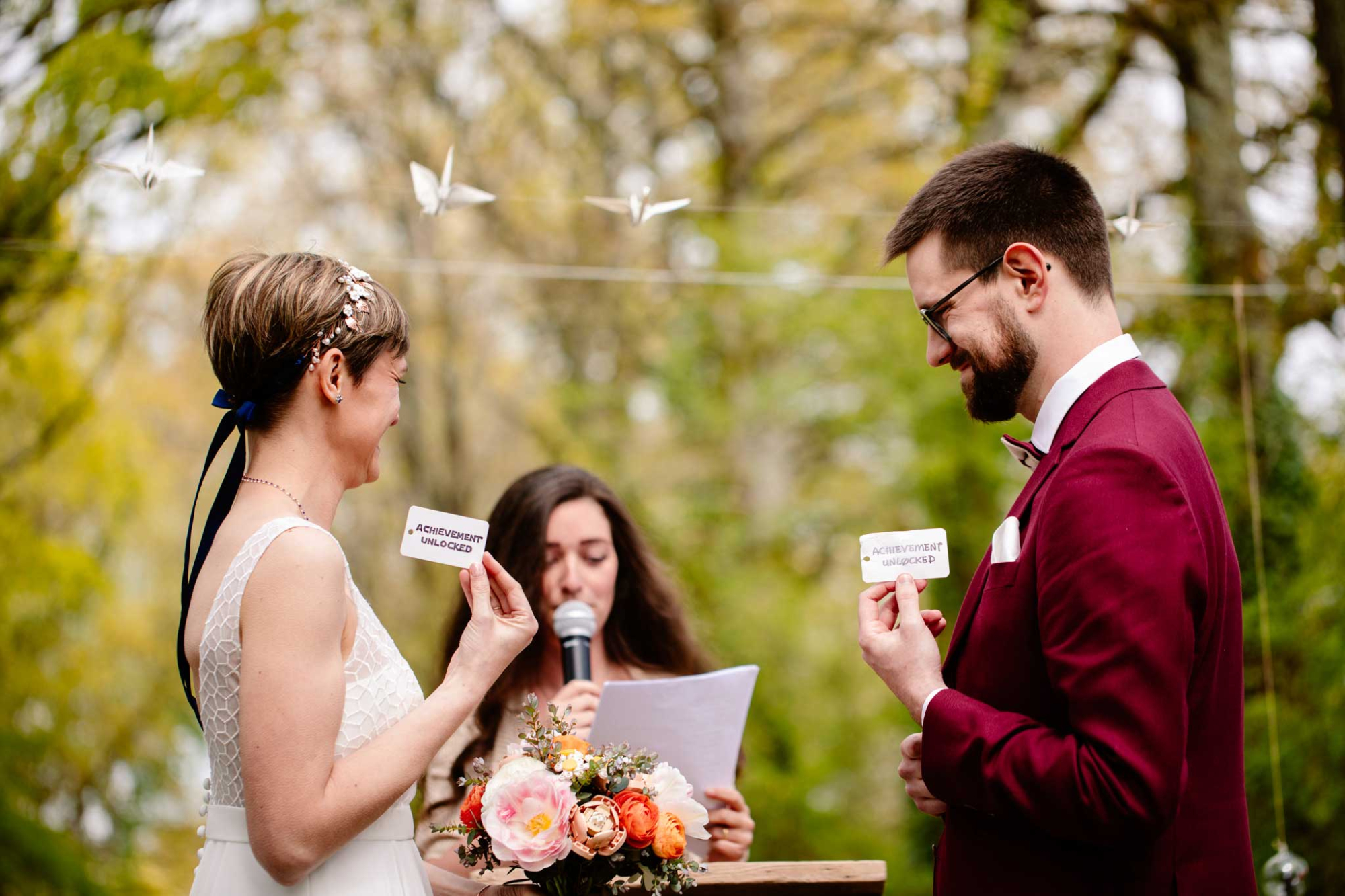mariage geek rituel de ceremonie personnalise