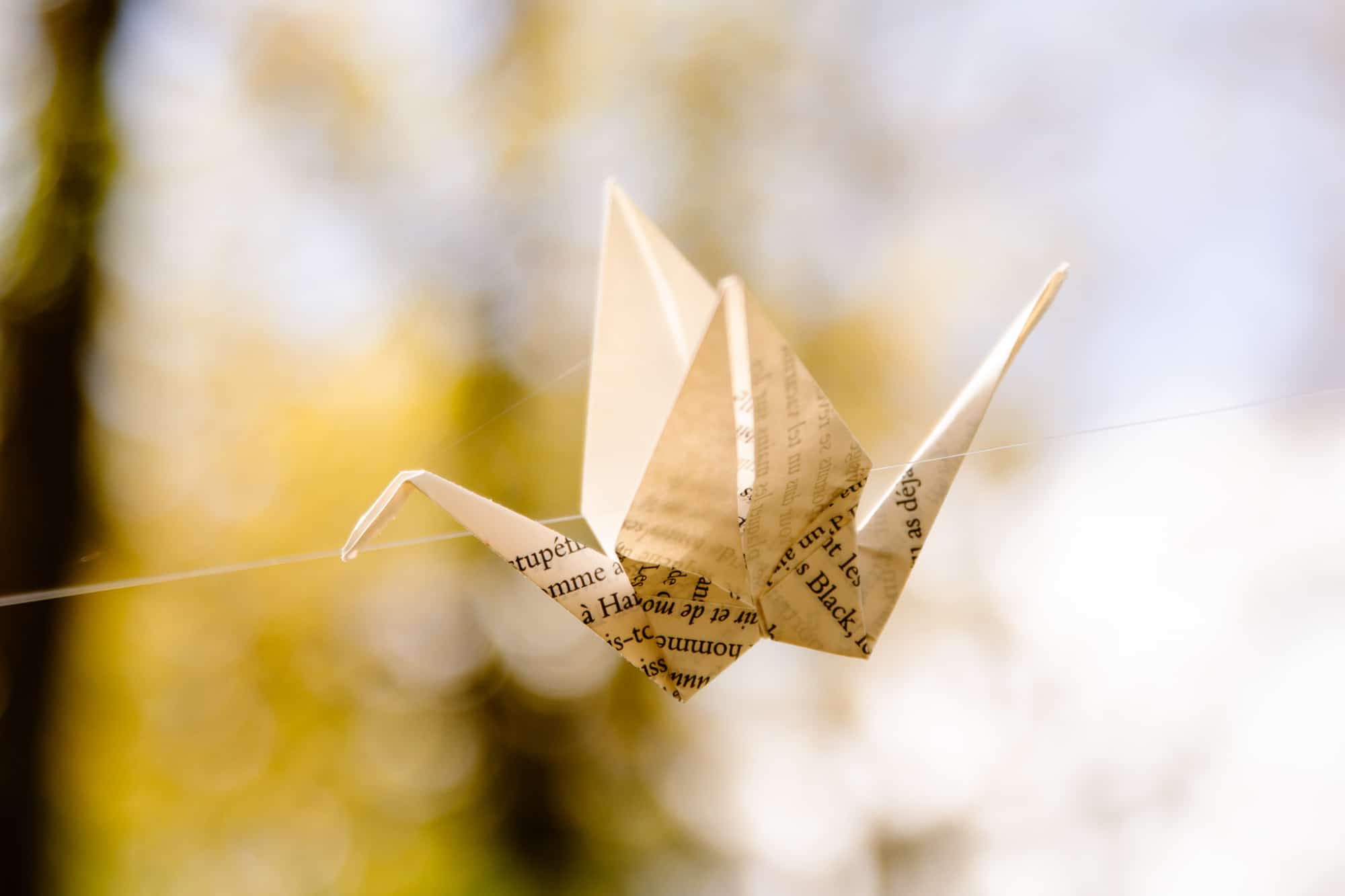 decoration de mariage ceremonie laique origami