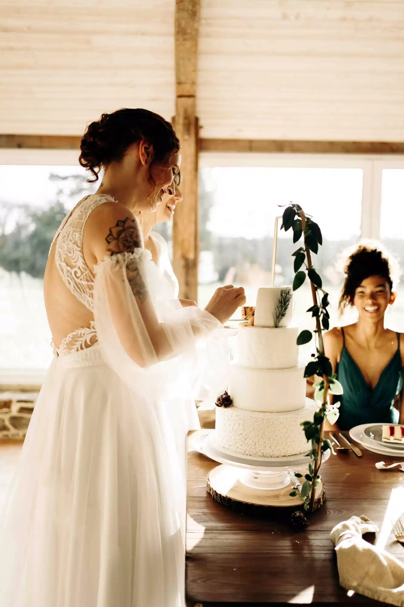 gateau de mariage hiver blanc