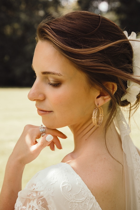 portrait mariee bride photographe mariage nantes