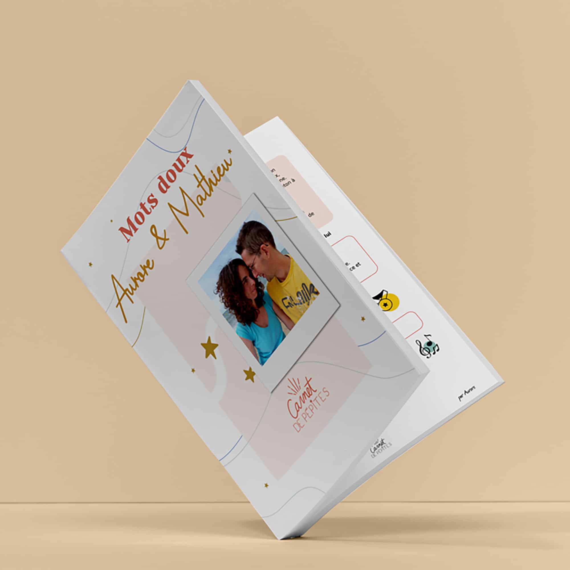 livre souvenirs couple mariage