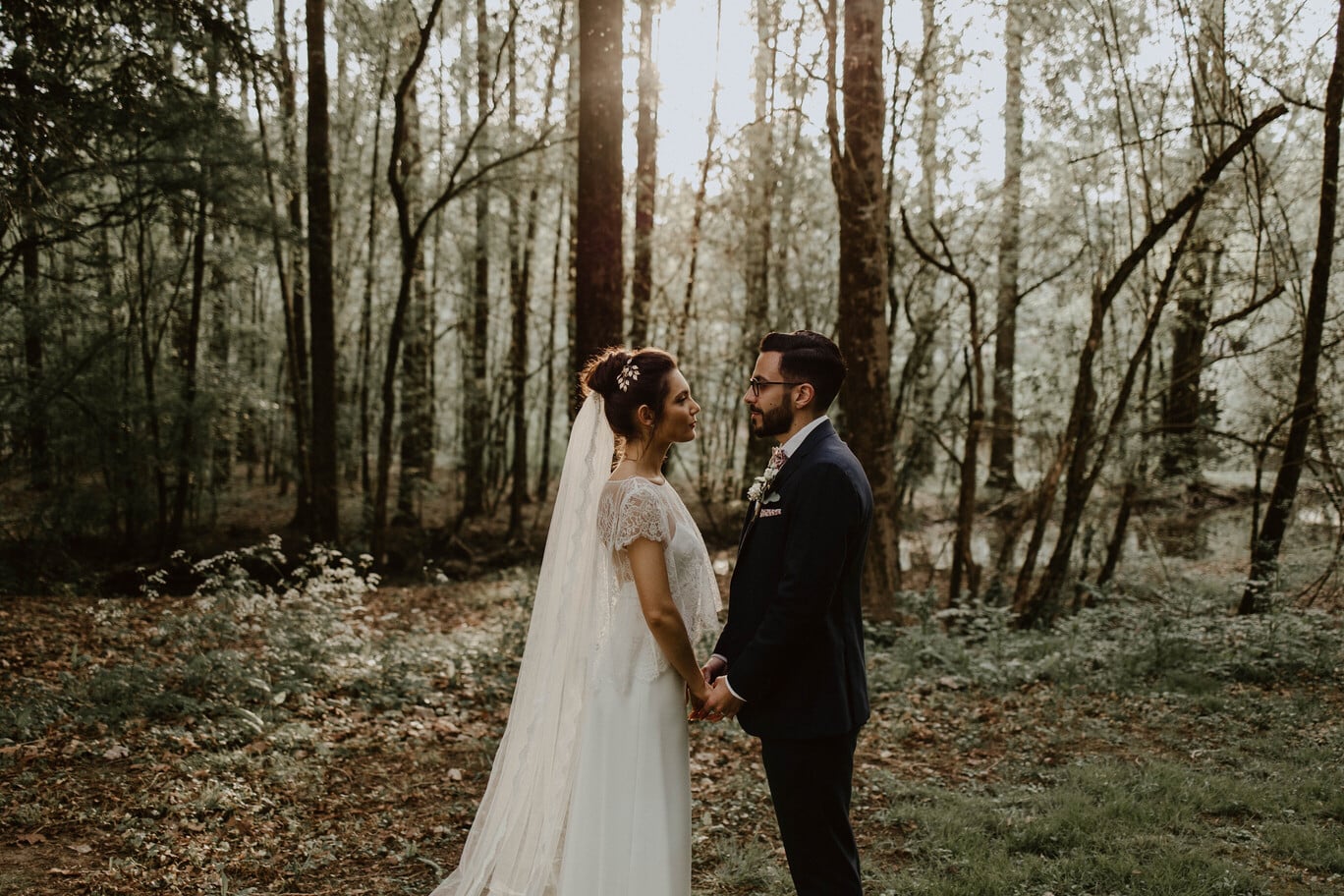 photographe de mariage en foret nantes