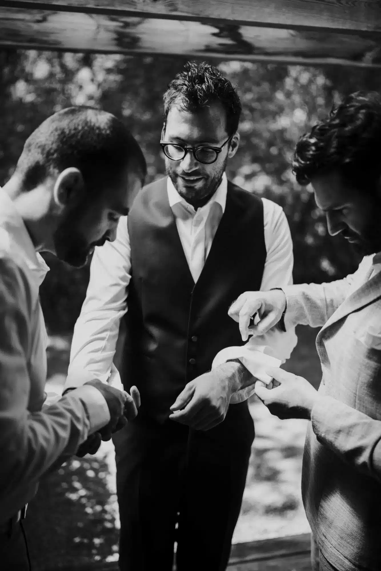 preparatifs mariage boutons de manchettes