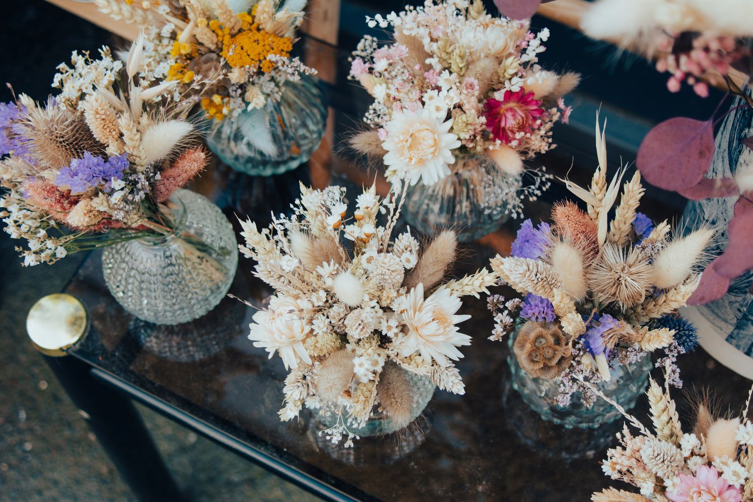 fleurs sechees mariage boheme maine et loire