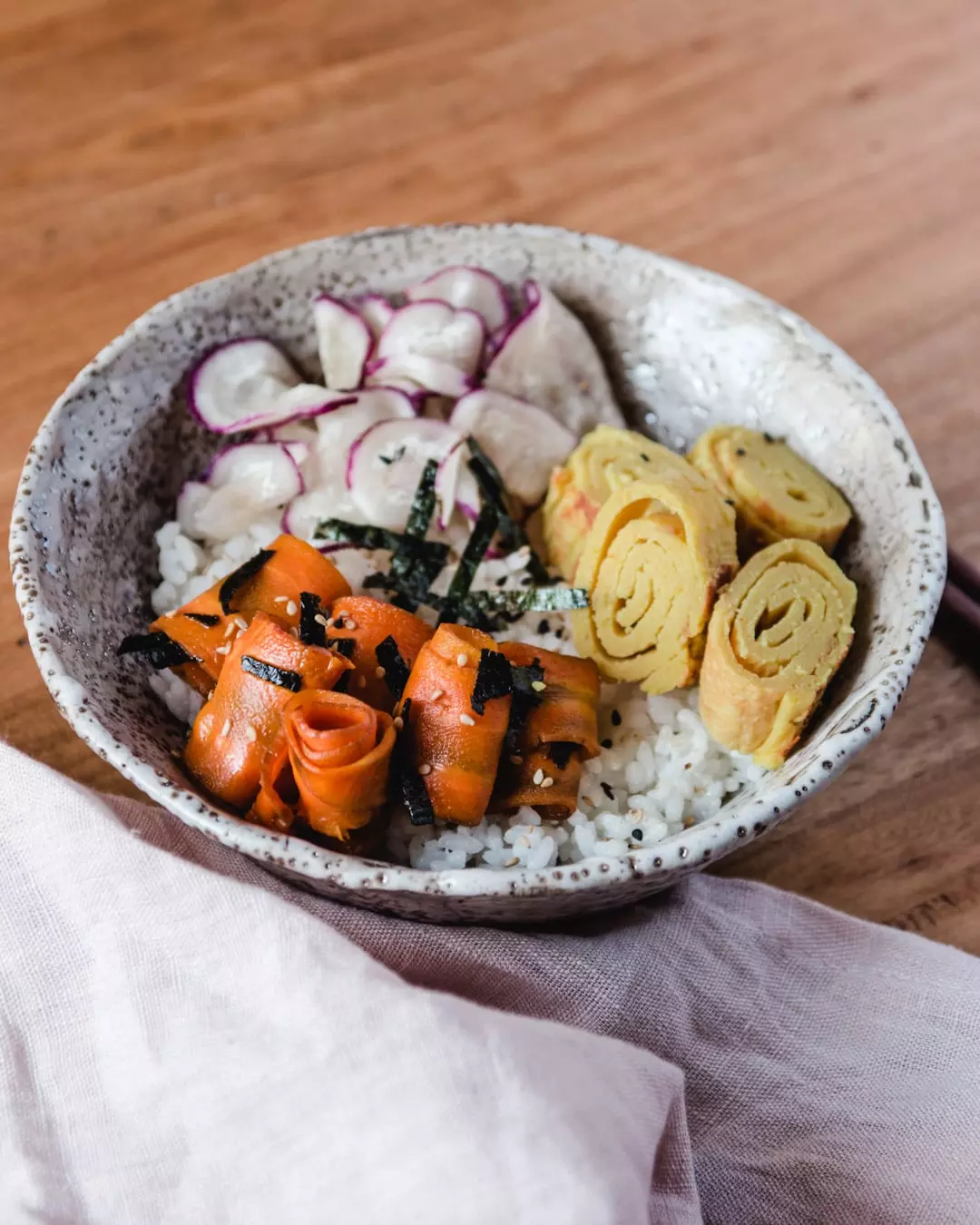 Bowl à la japonaise traiteur vegetarien bordeaux