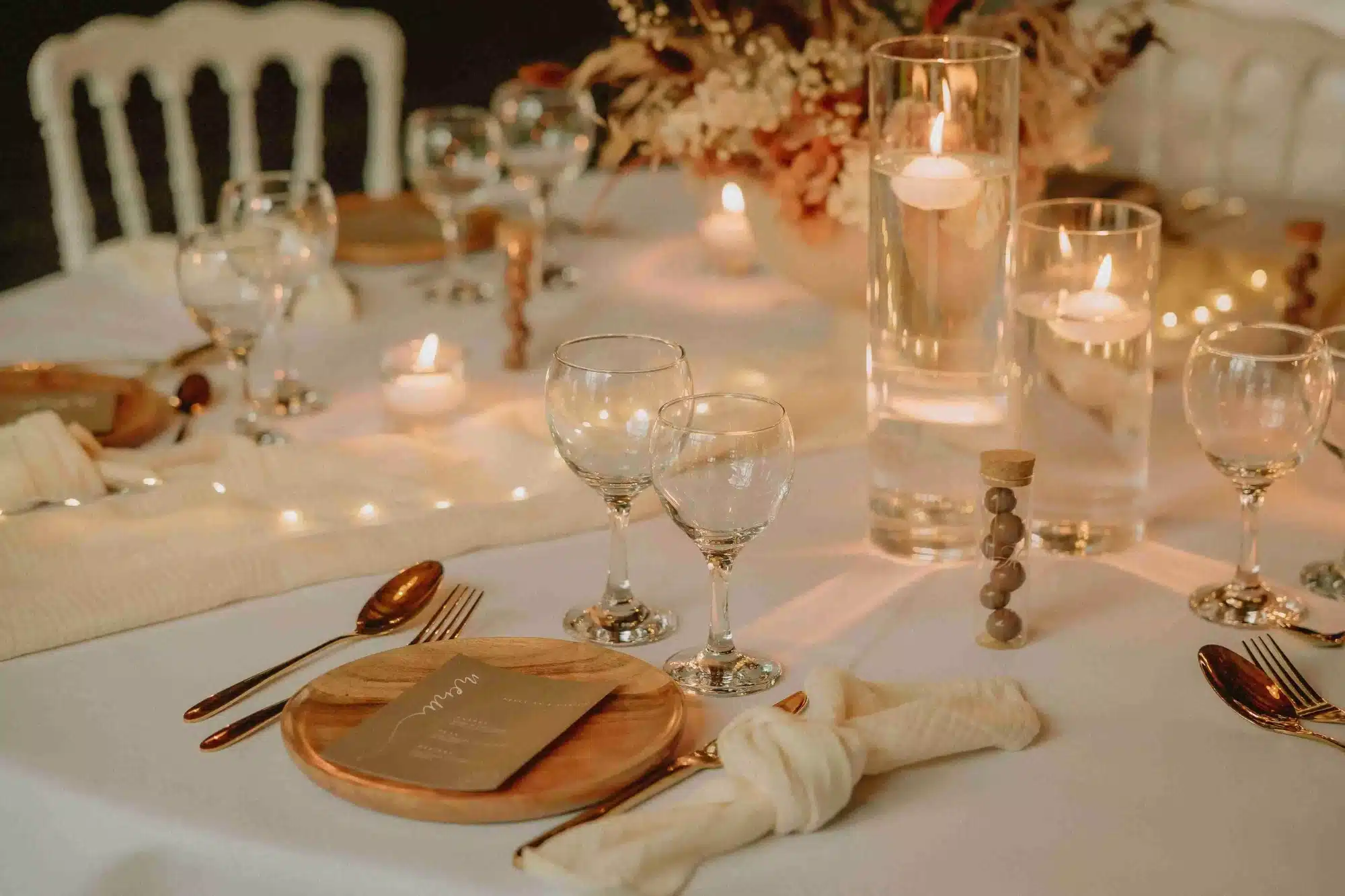 Table Douceur Mariage Hiver