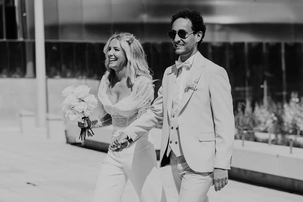 mariage civil bouquet mariee