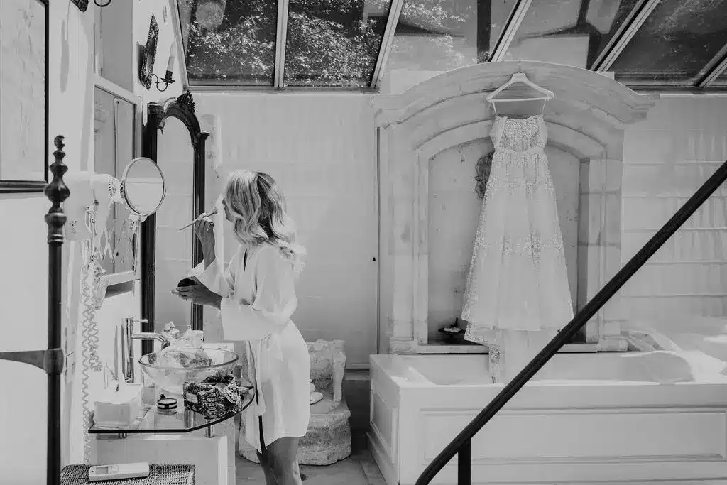 maquillage robe de mariee angers