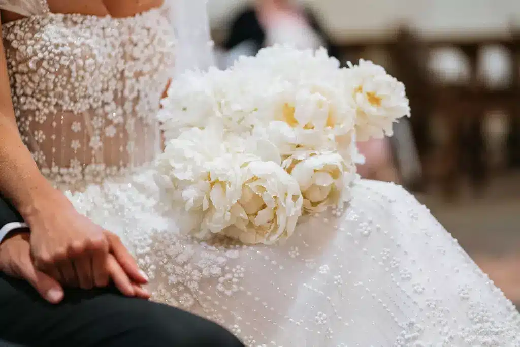 bouquet de mariee elegant blanc angers