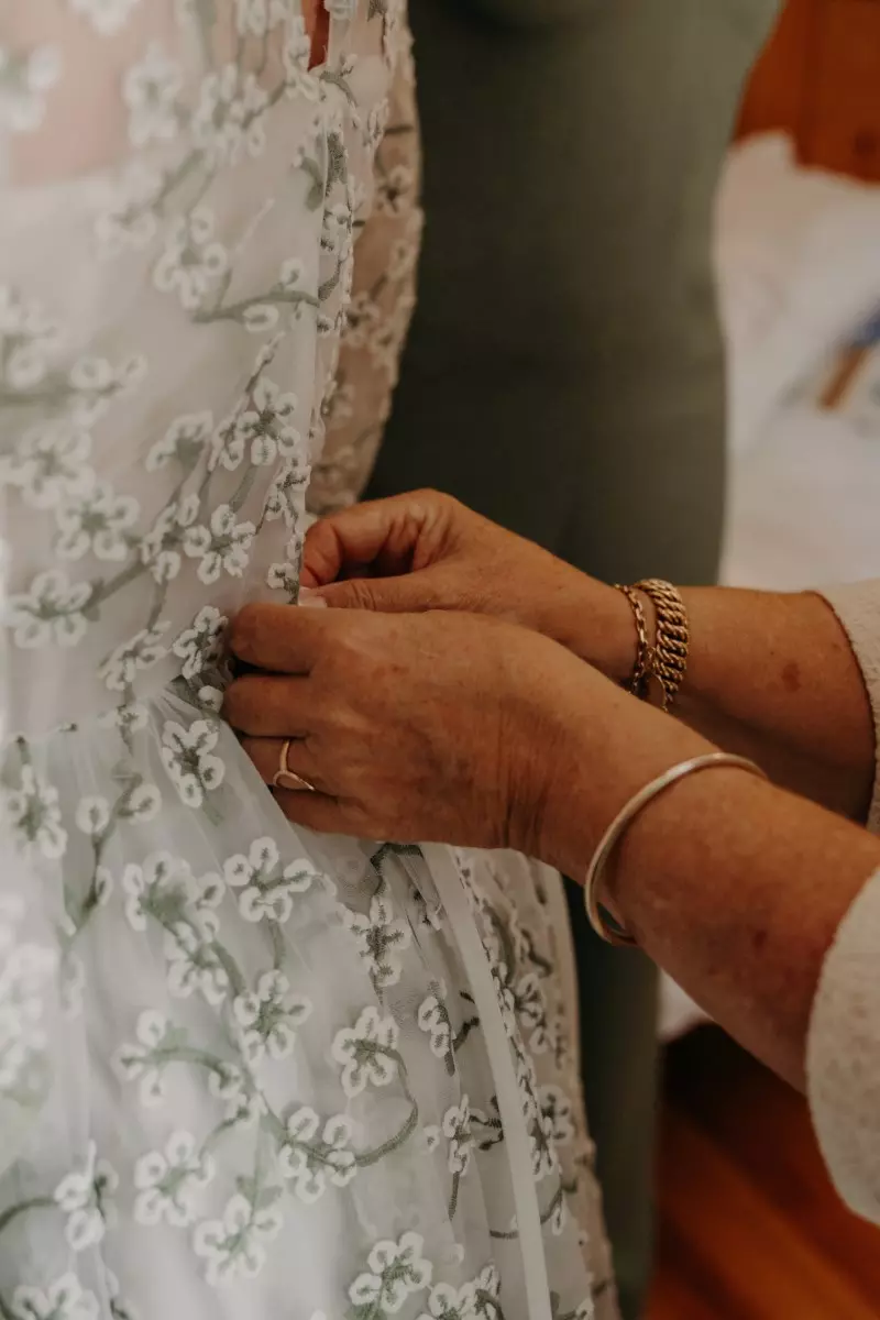 robe de mariée originale a motif