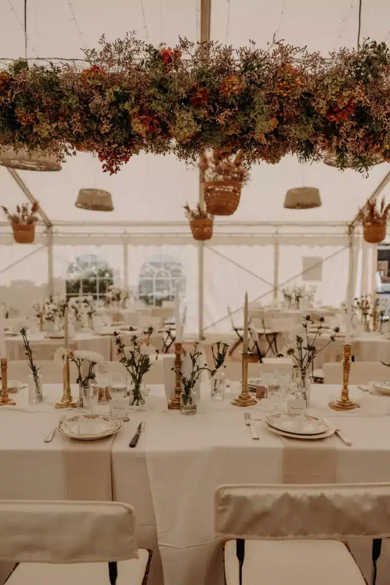 decoration table mariage rustique