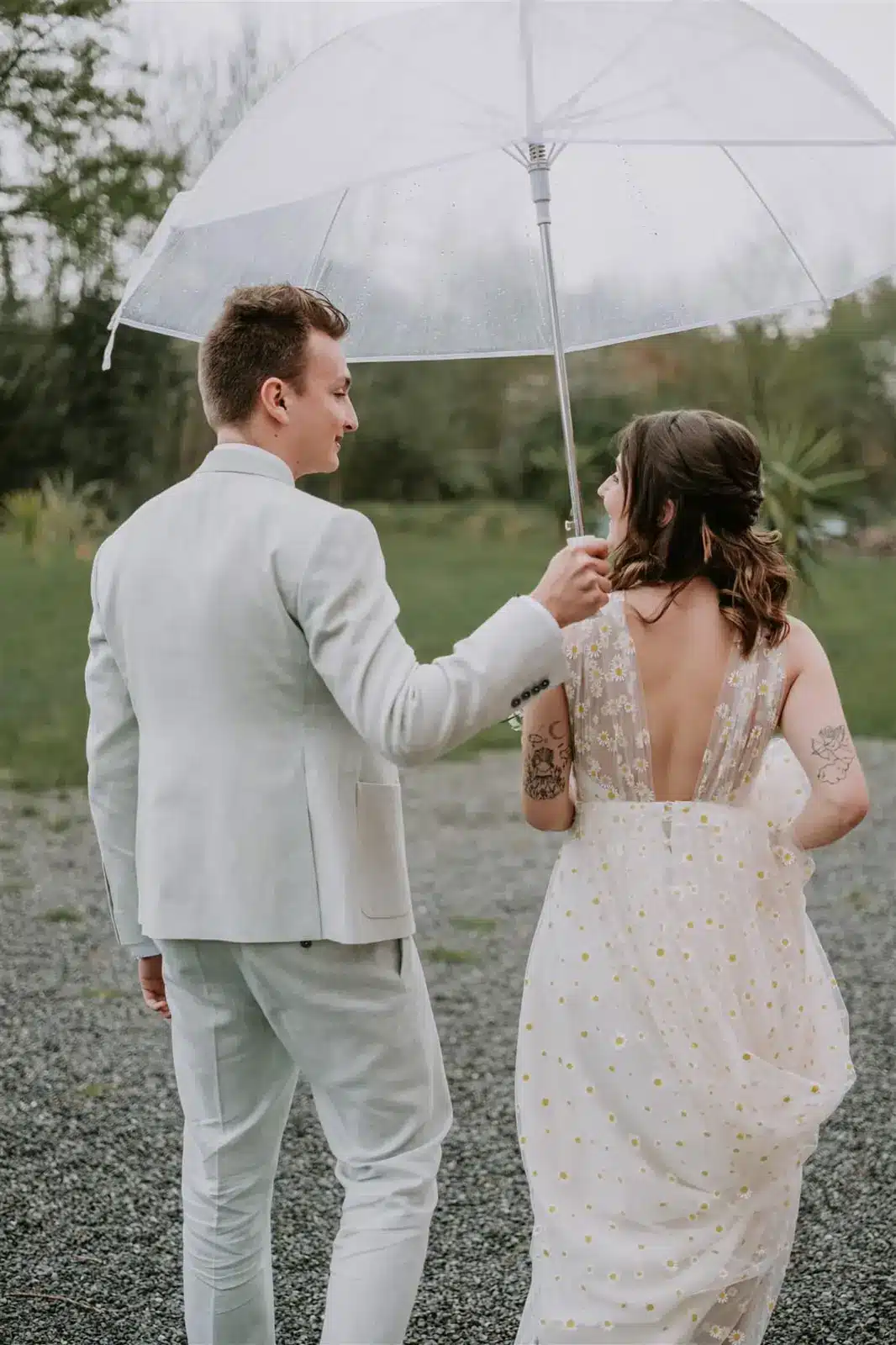 inspiration mariage sous la pluie