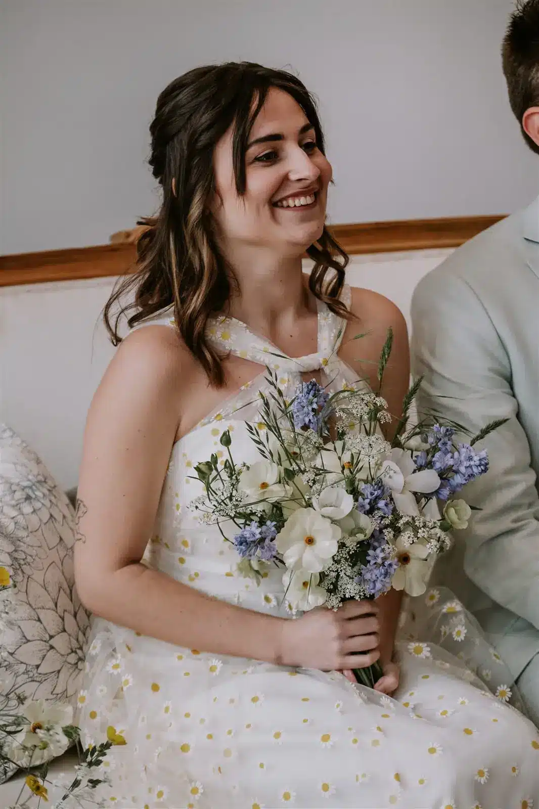 bouquet de fleurs champetre mariage