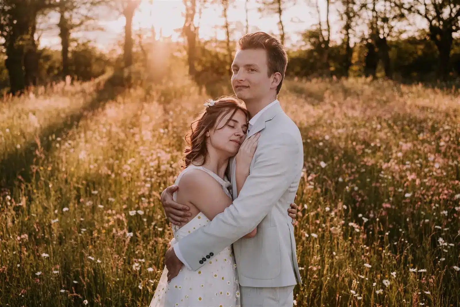 photo de mariage champetre chic