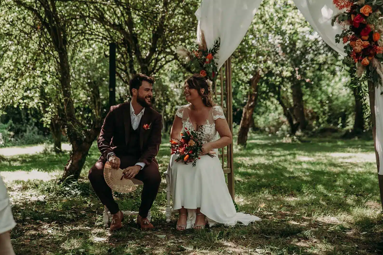 ceremonie boheme arche mariage angers