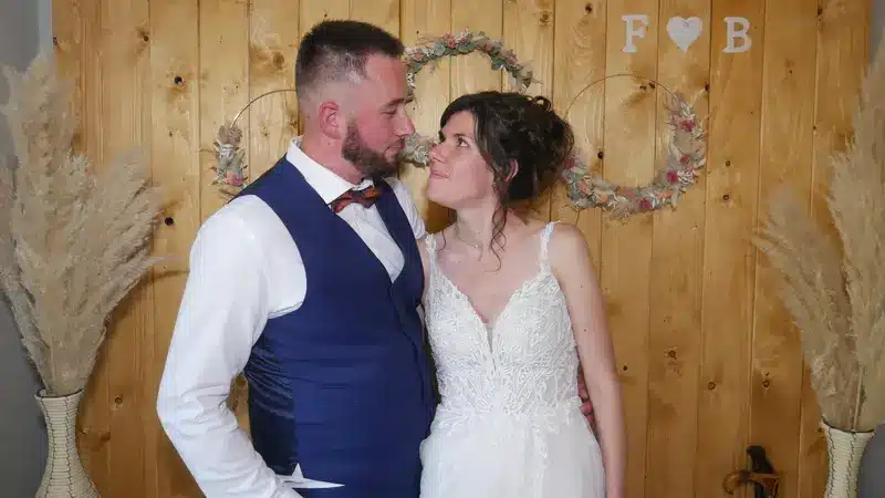 maries photographie par un photobooth en Mayenne