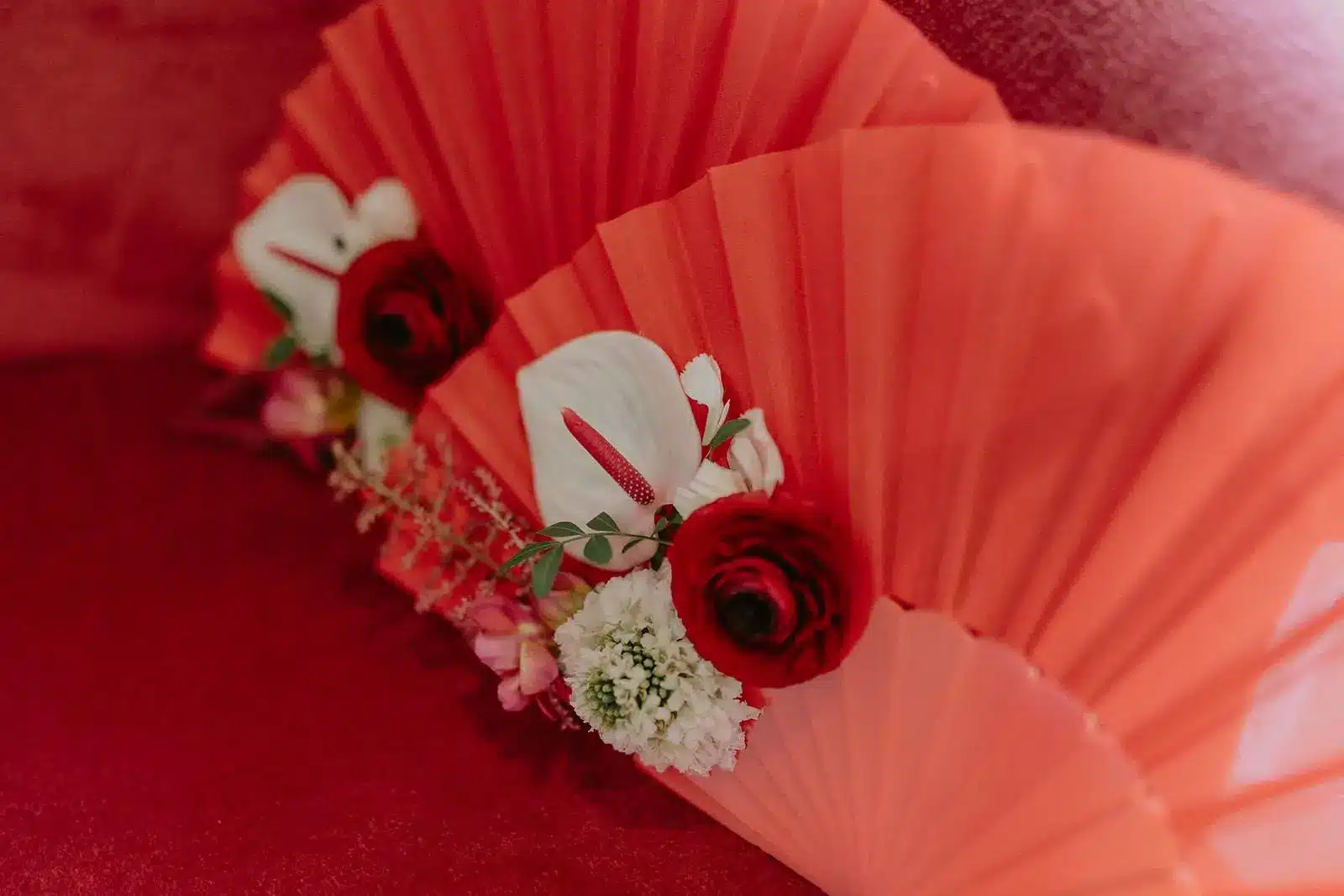 Eventail Coloré Mariage Printemps