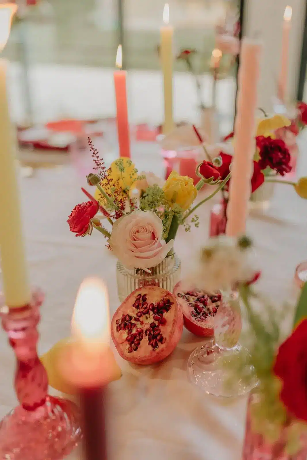 Fleurs Coloré Décoration Table