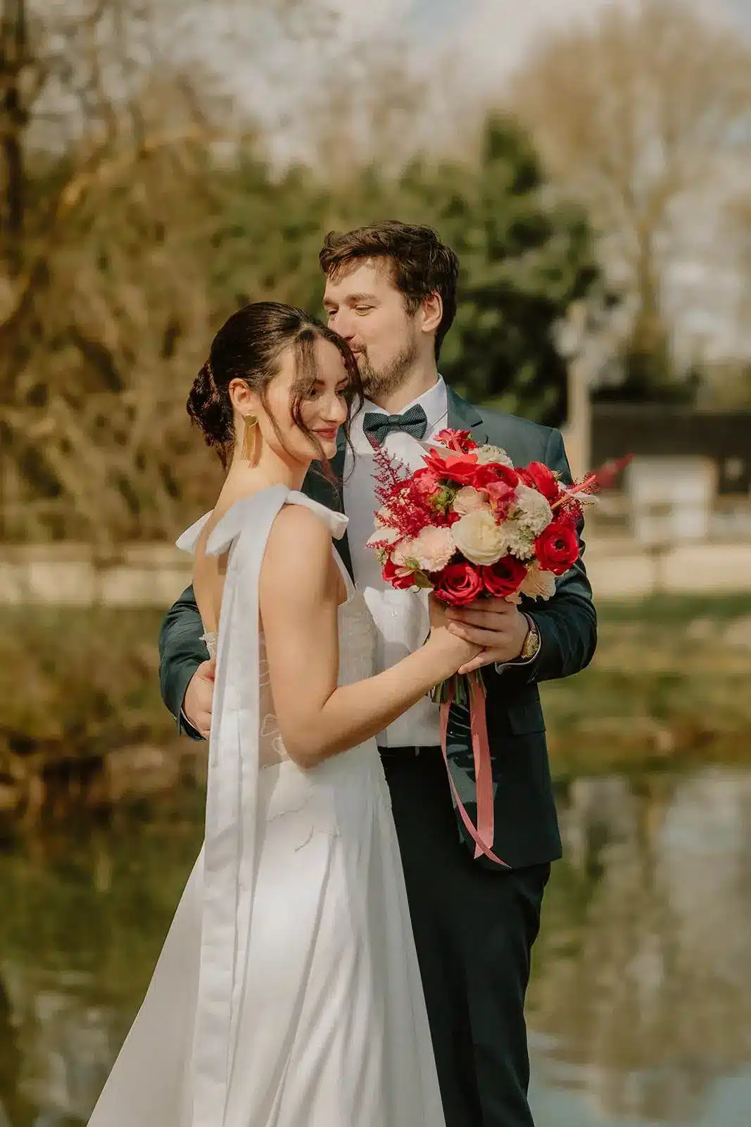 Robe de Mariée Bouquet coloré