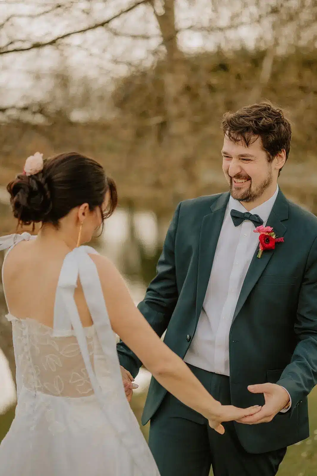 First Look Mariage Printemps