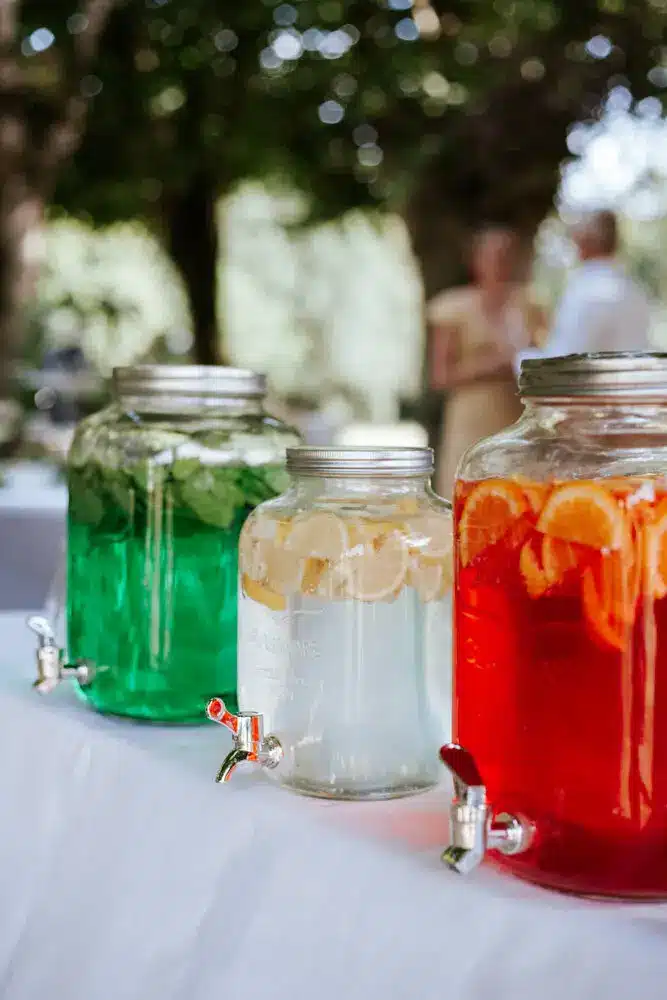 boissons cocktail mariage bonbonnières