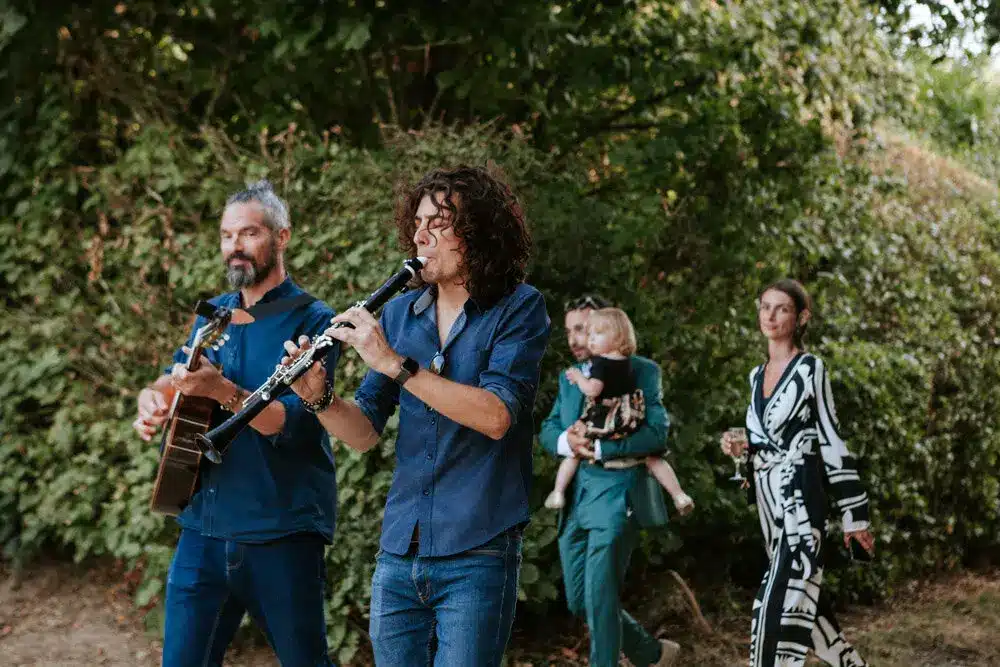 cortège groupe de musique mariage bohème champêtre pays de la loire