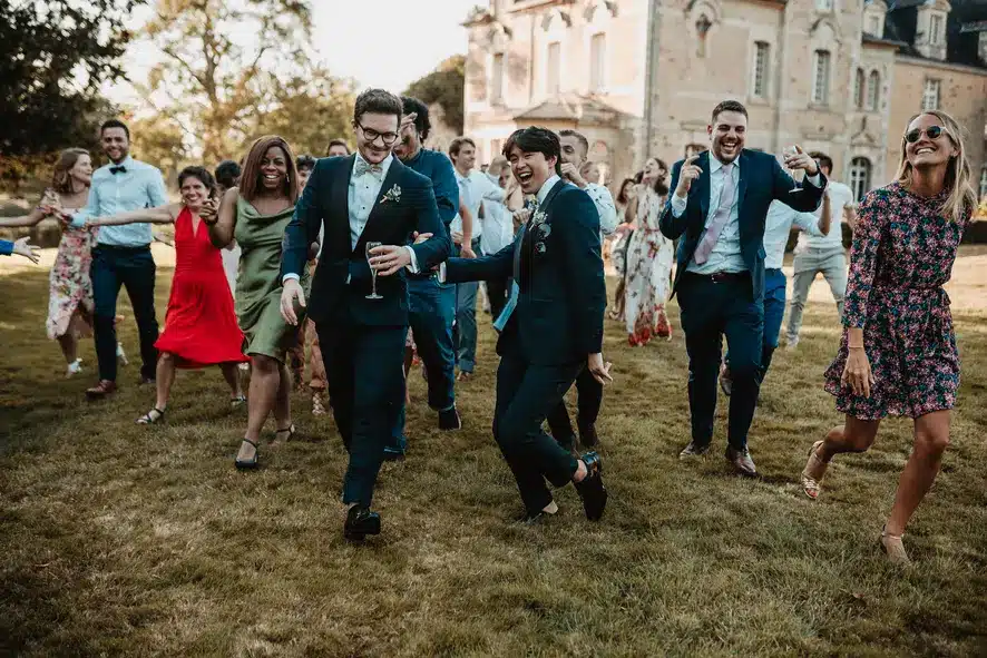 photo de groupe mariage pays de la loire