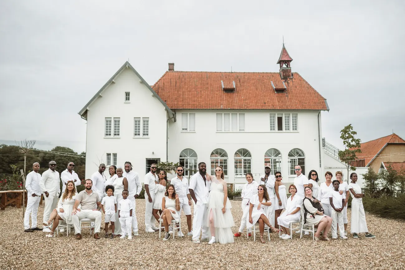 photo de groupe mariage couple mixte photographe sarthe