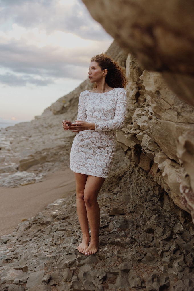 robe mariéeencolure bateau