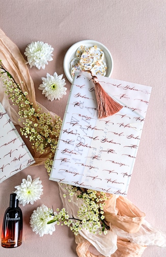 pochette mariage fait main 44