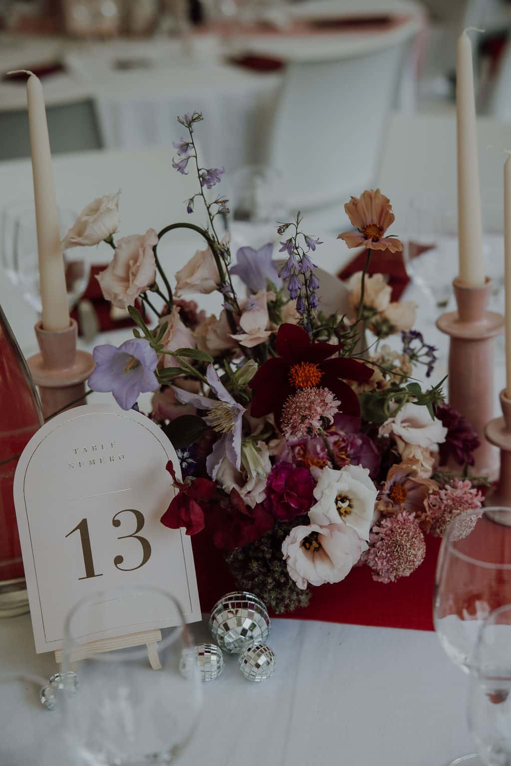 decoration centre de table mariage