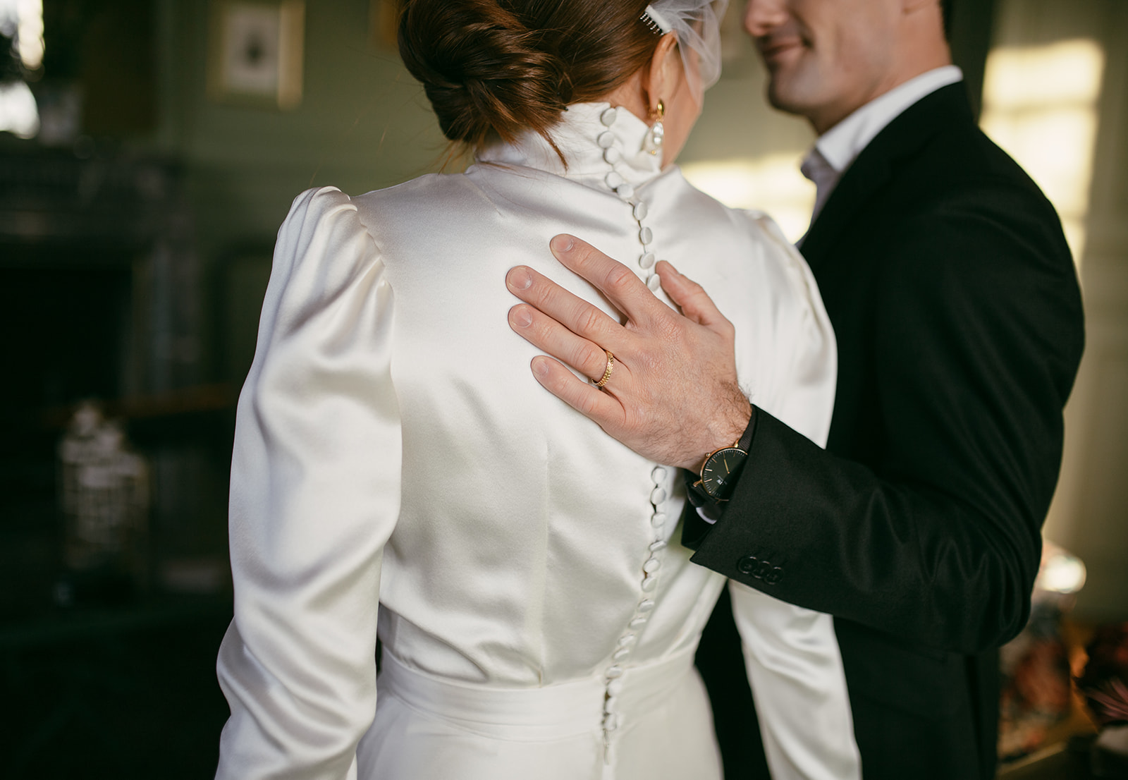 robe mariage satin nantes
