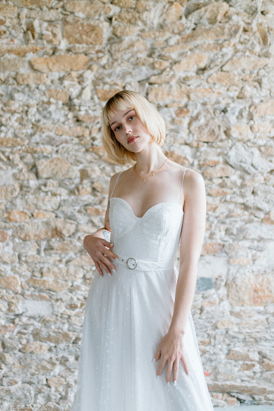 robe chic épuré mariage nantes