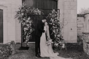 photographe couple mariage chic angers