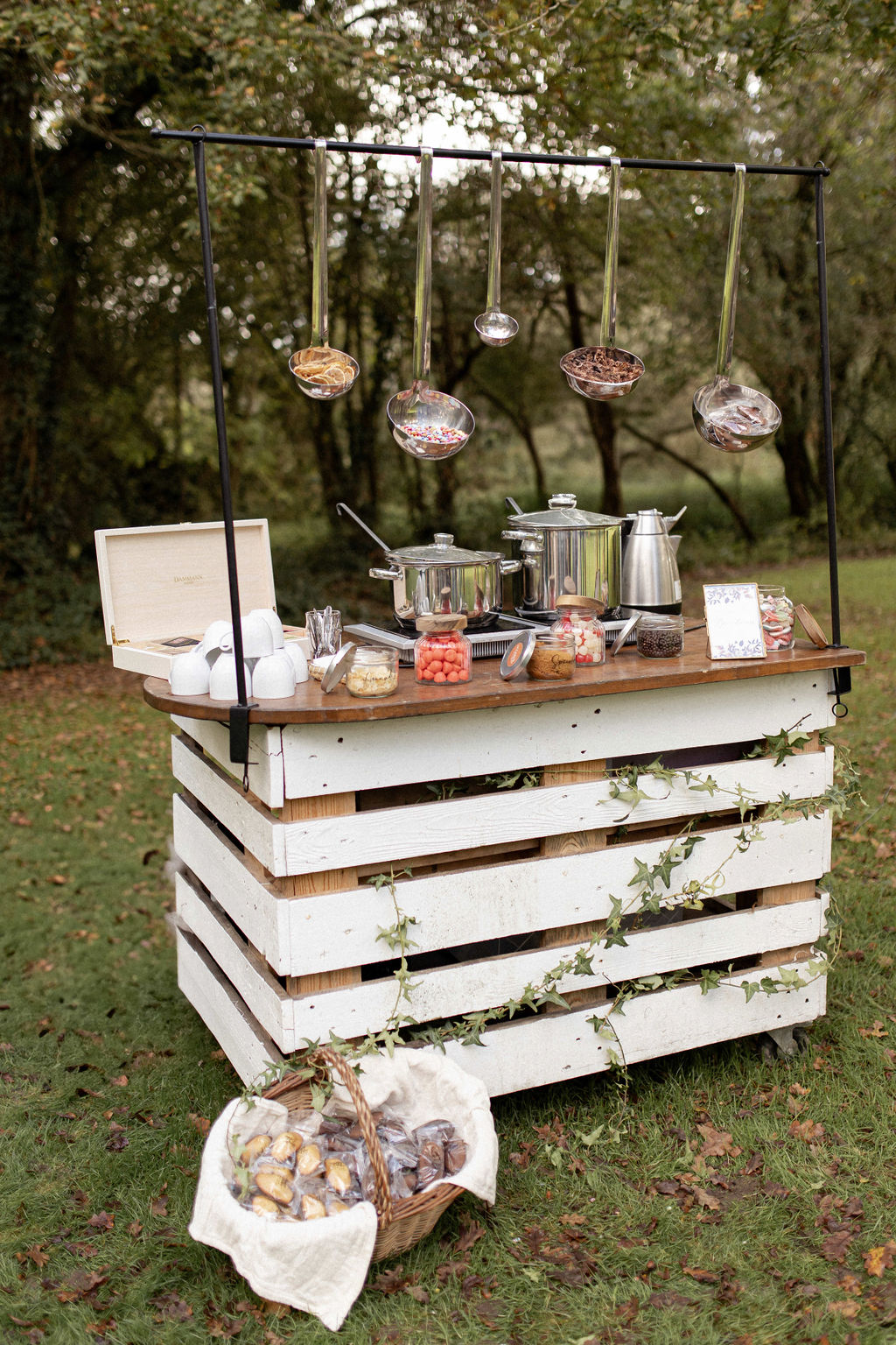 présentation originale cocktail mariage
