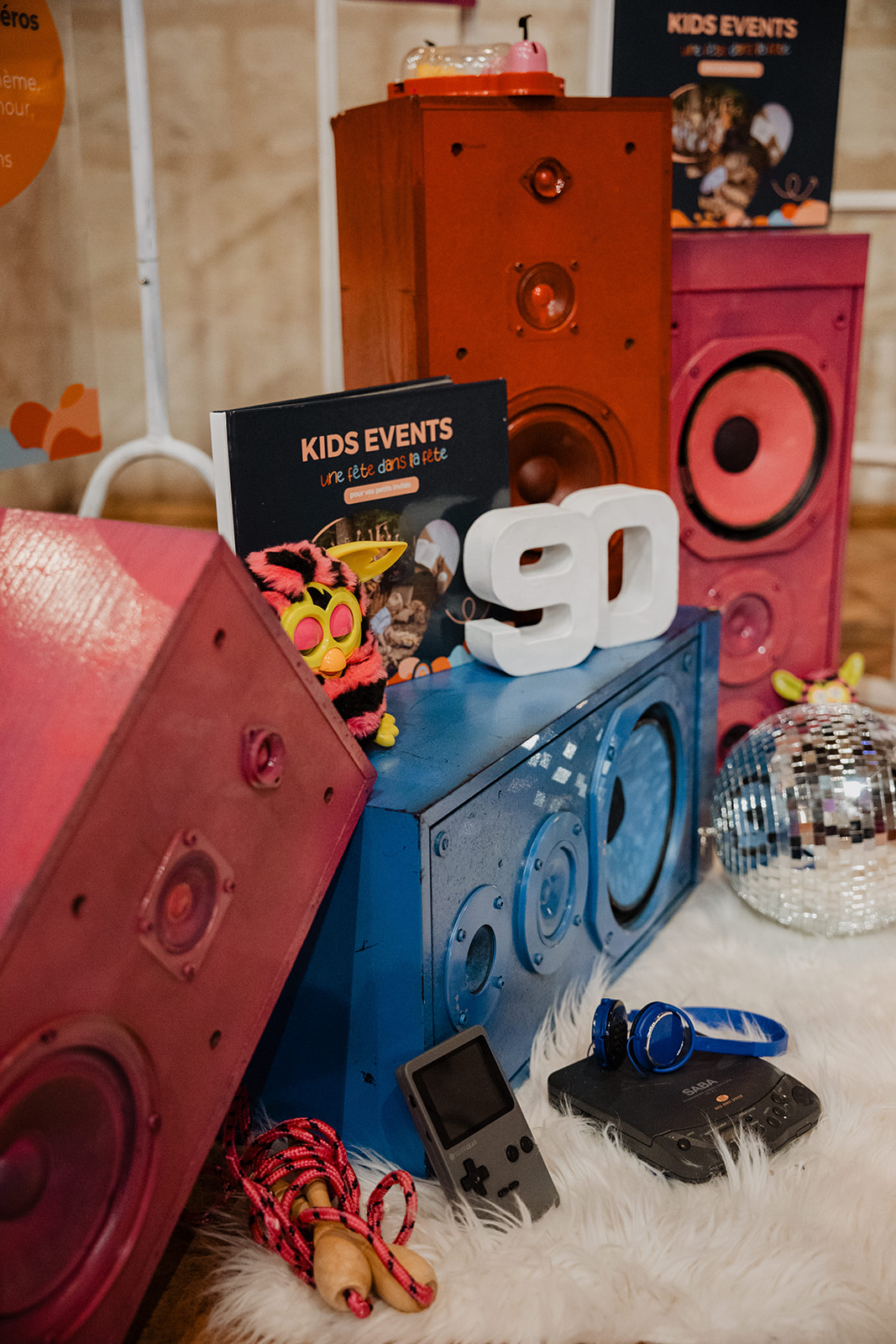 decoration annees 90 salon mariage angers