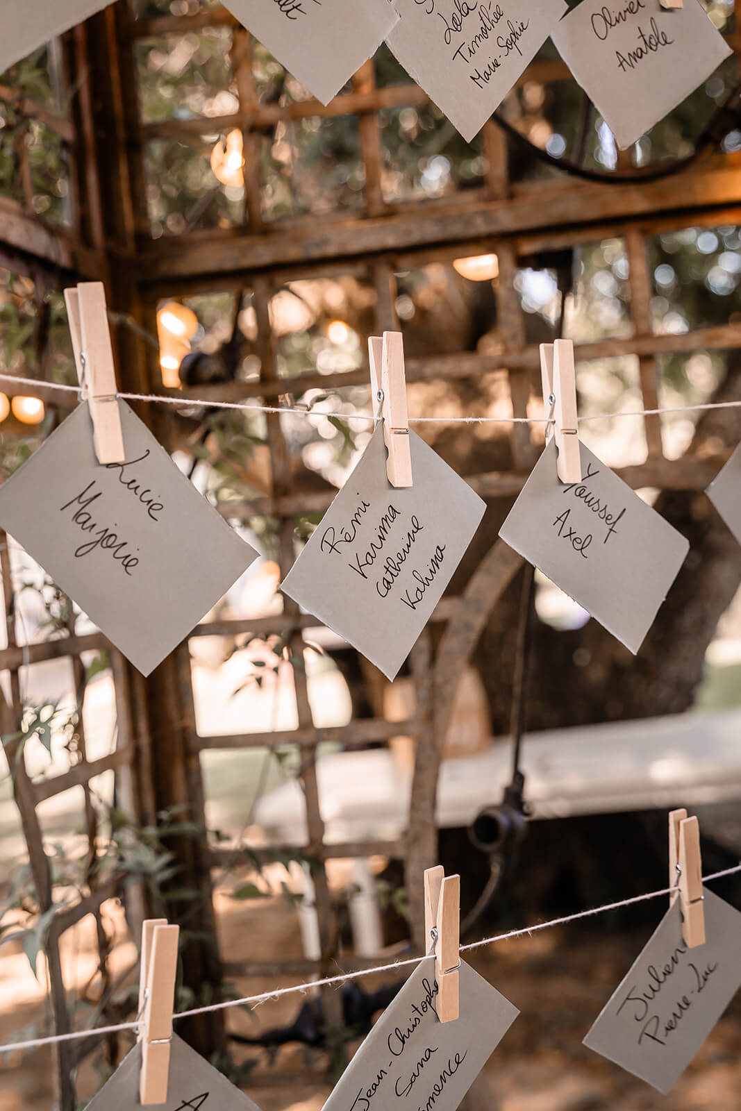 plan de table papier naturel angers