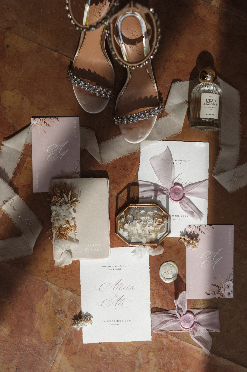 papeterie mariage faire-part chic noeud le mans