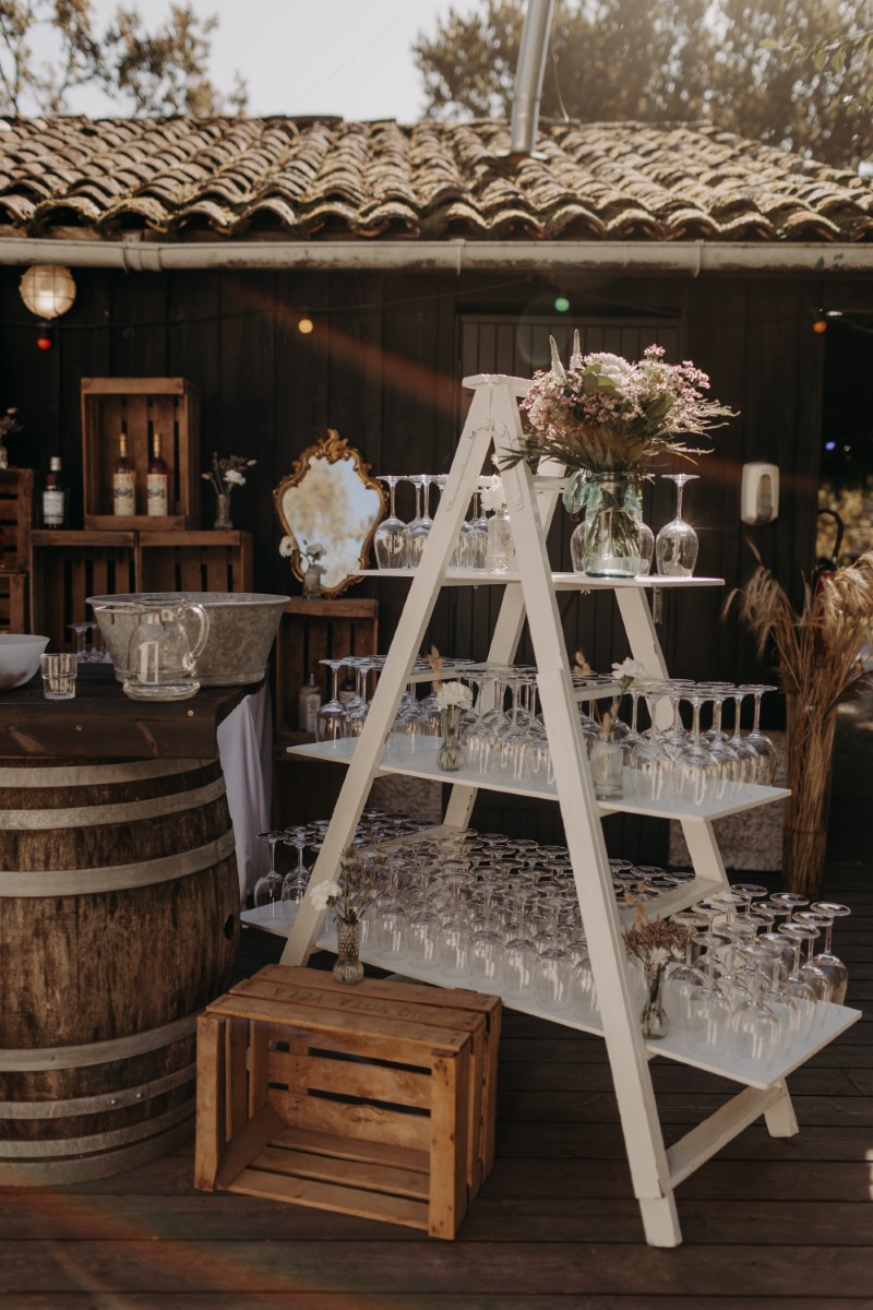decoration vintage mariage ecoresponsable