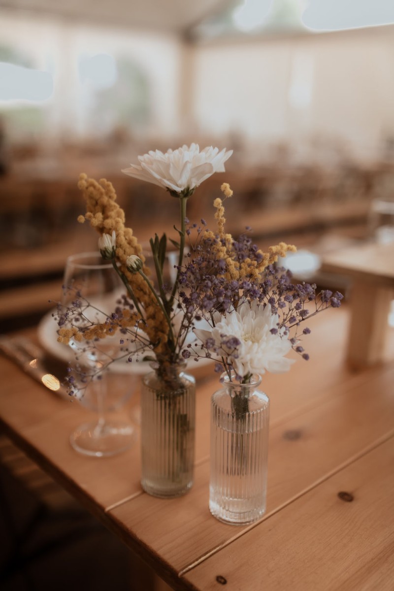 bouquet de fleurs séchées mariage