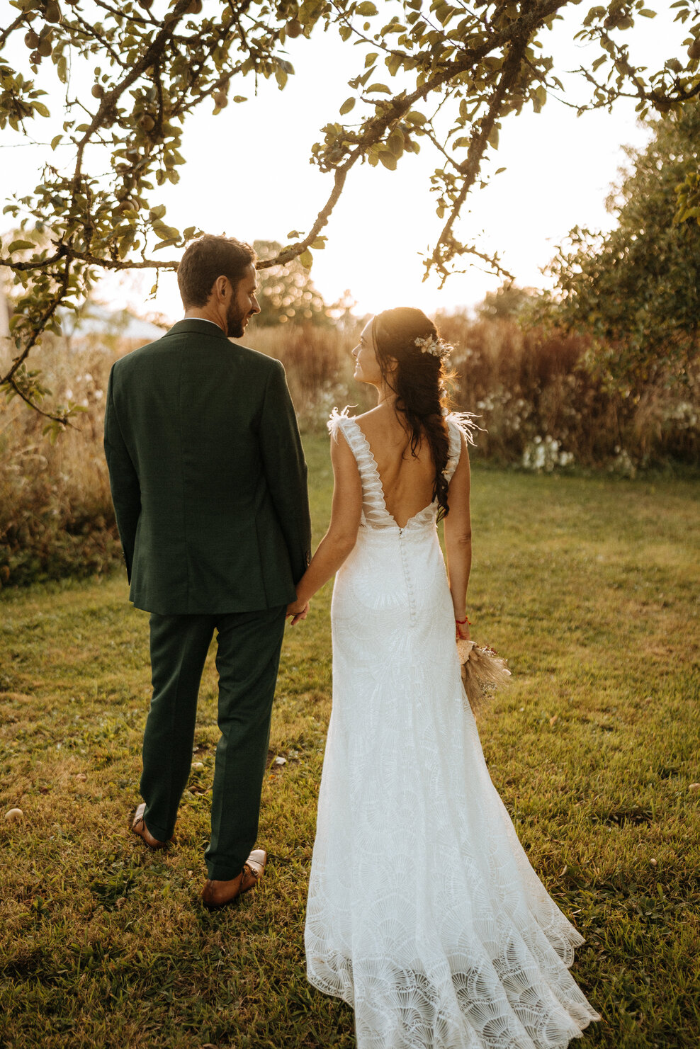 robe de mariée près du corps avec petite traine pays de la loire