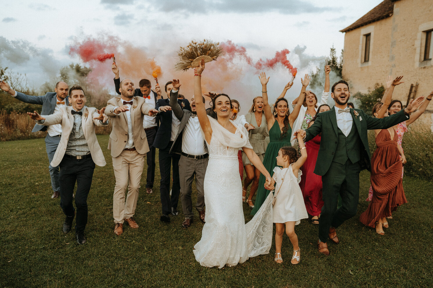 animation fumigène mariage pays de la loire