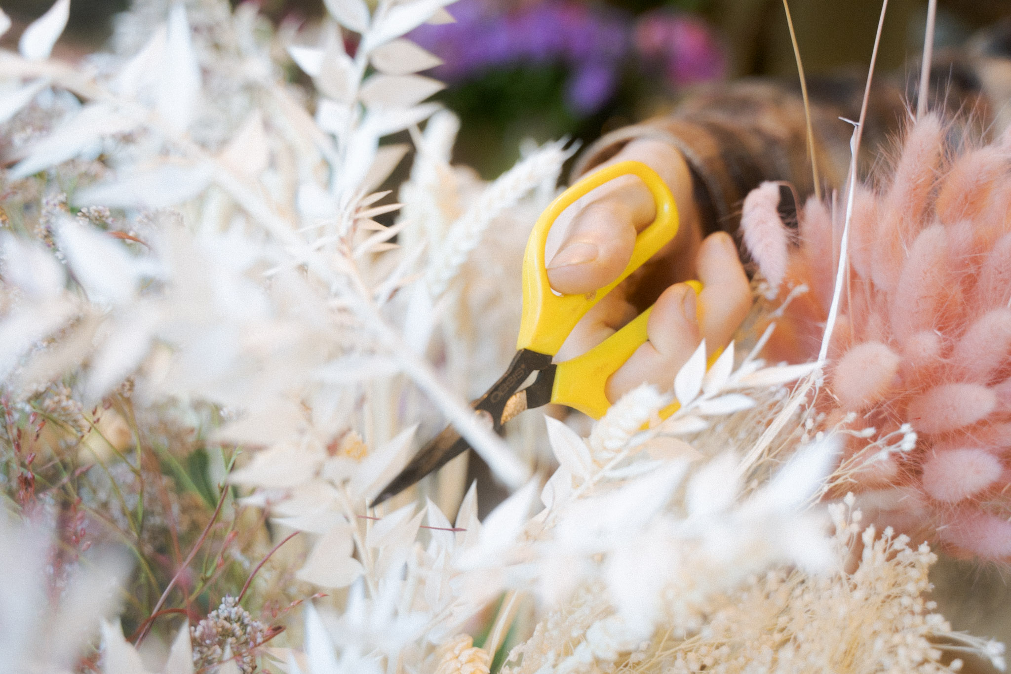 fleurs sechees bouquets mariage angers