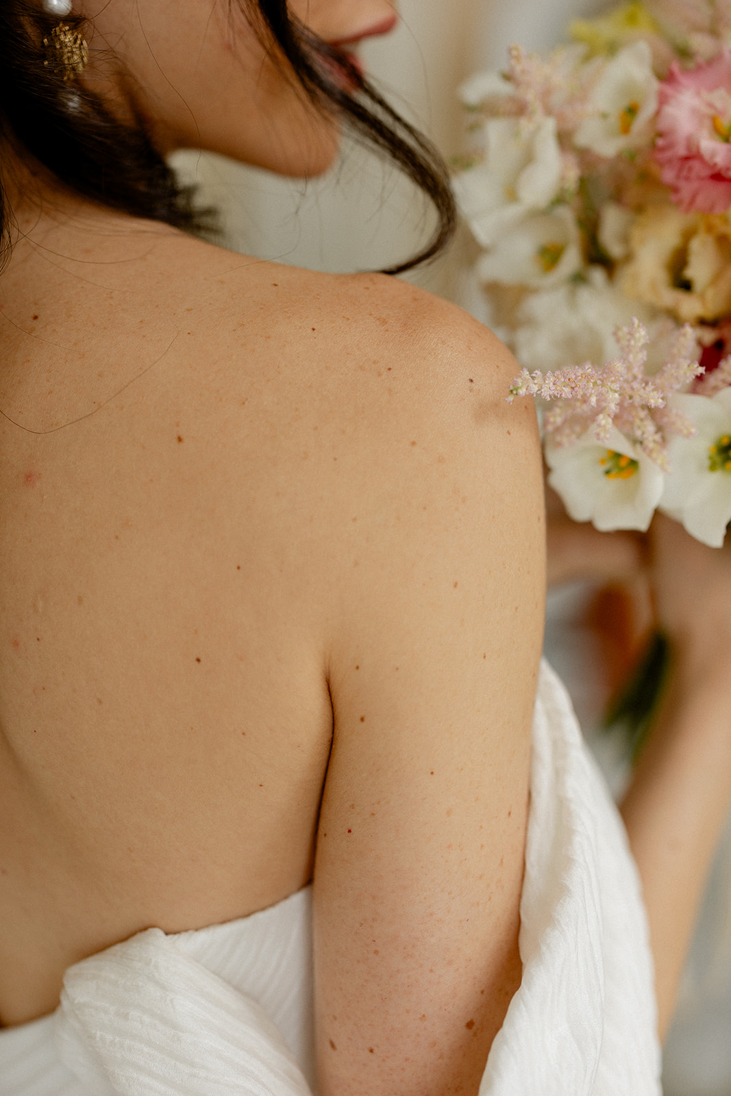 bouquet de mariee fleurs pastel angers