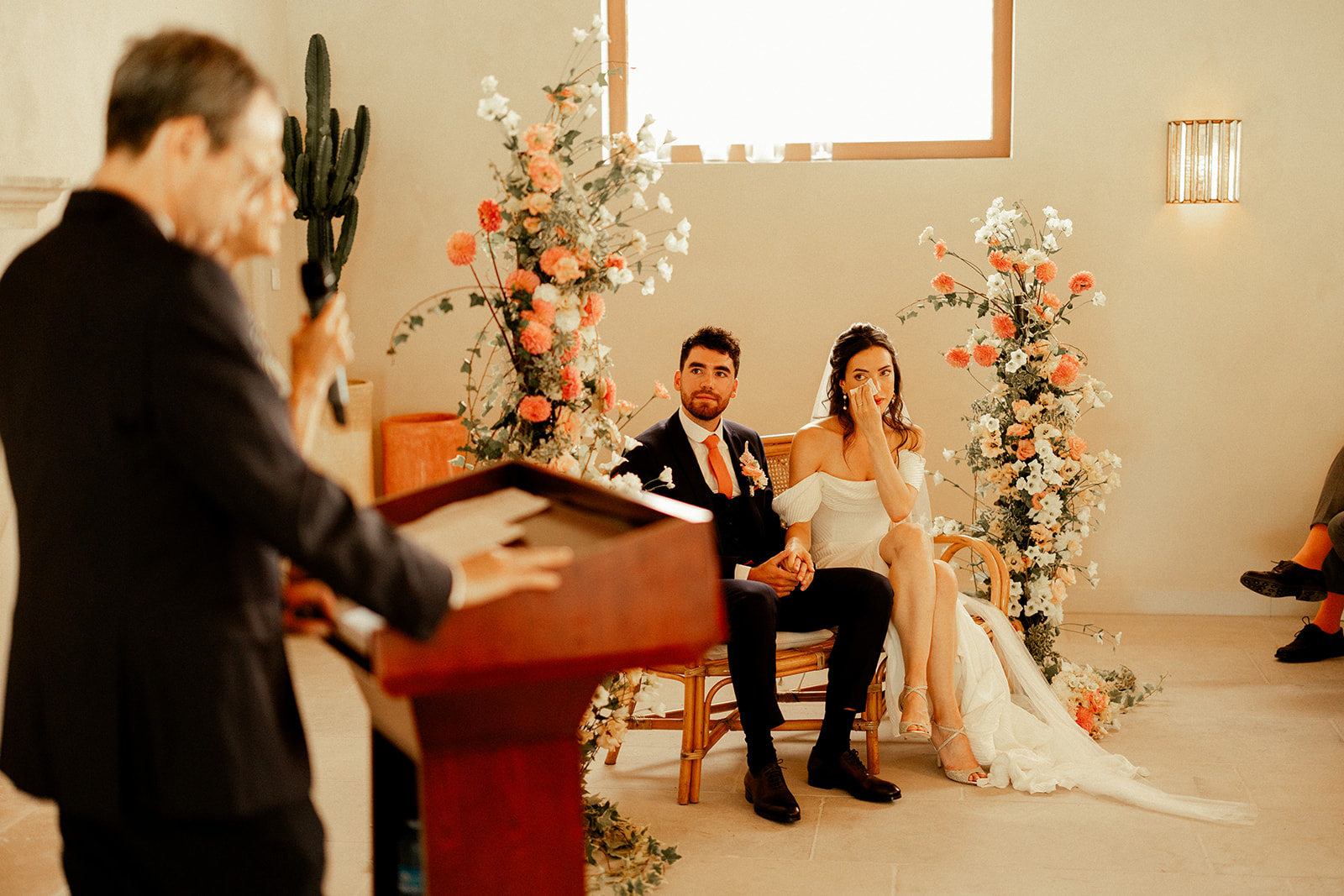pupitre bois mariage ceremonie angers