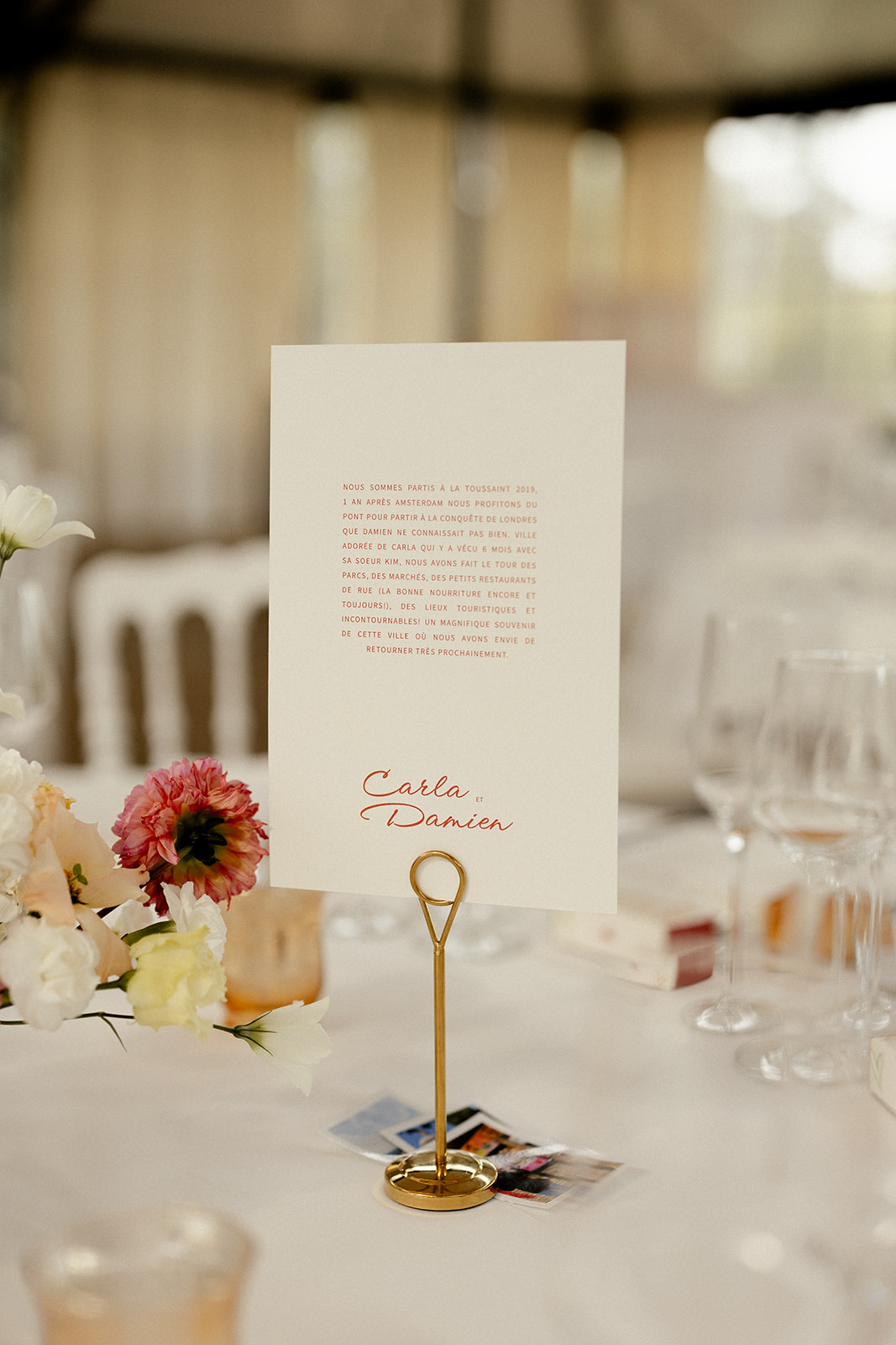 nom de table papeterie mariage ivoire angers